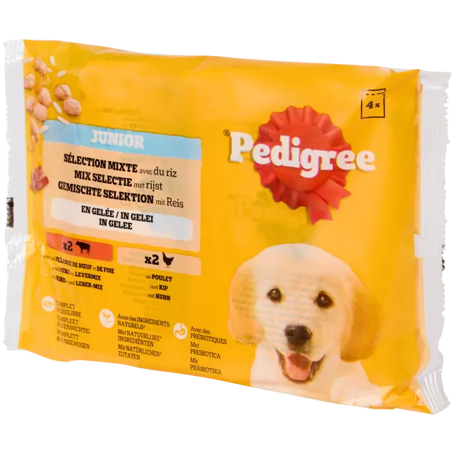 Nourriture en gelée pour chiots Pedigree Junior