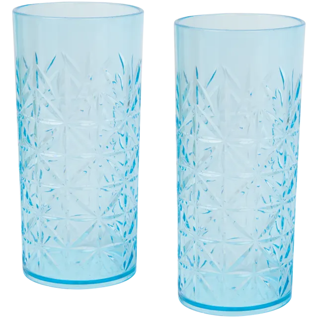 Verres à long drink en plastique
