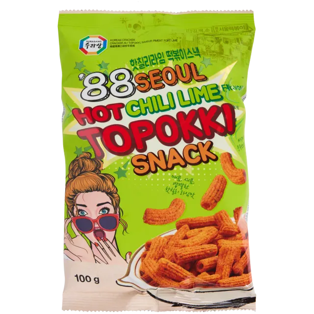 Gâteaux apéritif 88 Seoul Toppokki Piment-Citron vert