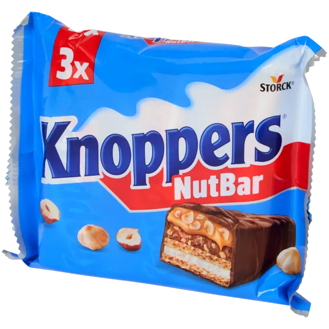 Knoppers Barres aux noisettes