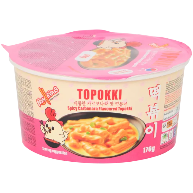 Noodlicious Toppoki Spicy Carbonara