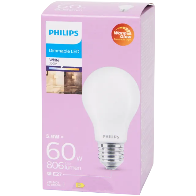 Ampoule LED à intensité variable Philips