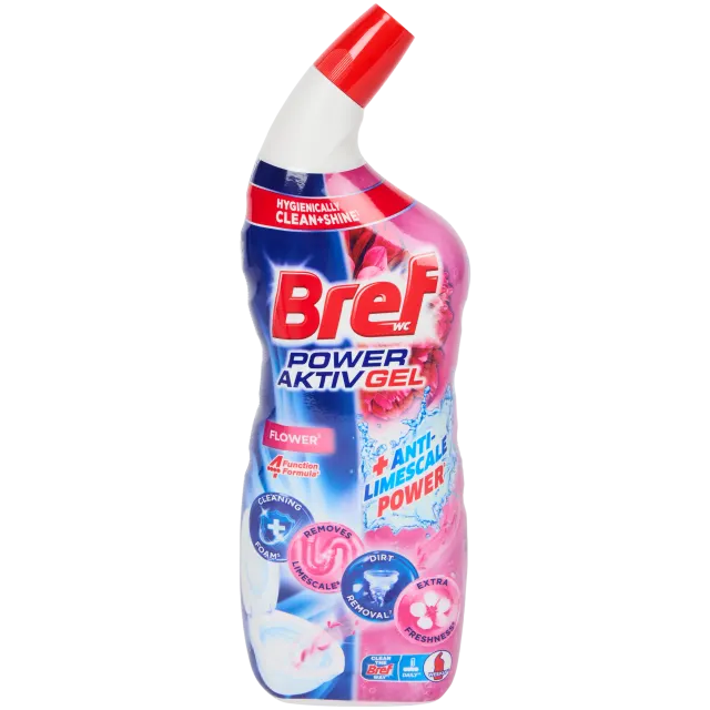 Nettoyant pour cuvette Bref Power Aktiv Gel Flower