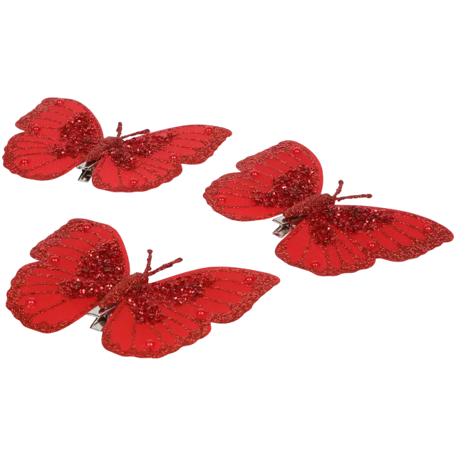 Papillons avec pince