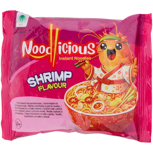 Nouilles instantanées Noodlicious Crevette