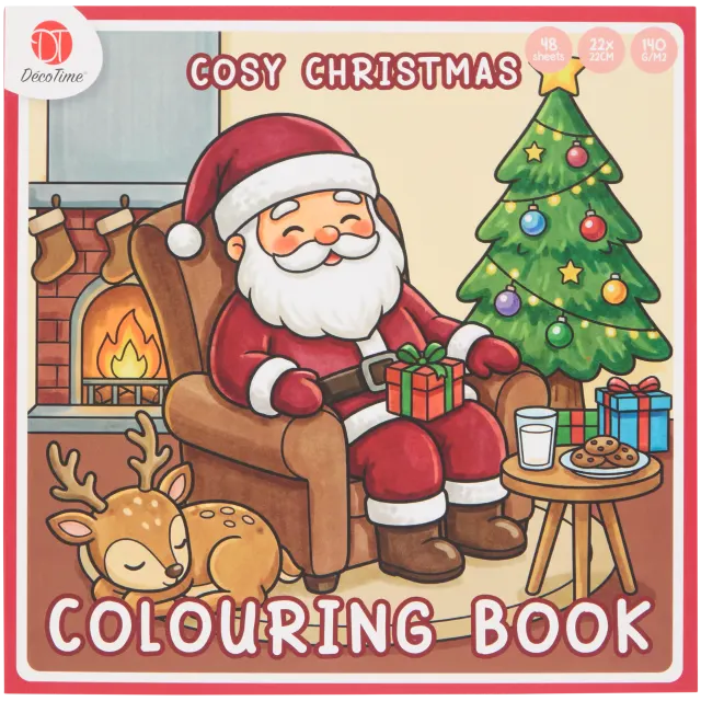 Livre de coloriage Cosy Christmas DécoTime