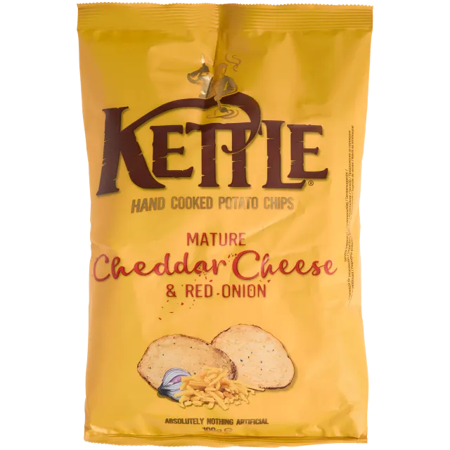 Chips Kettle Cheddar & Oignon rouge