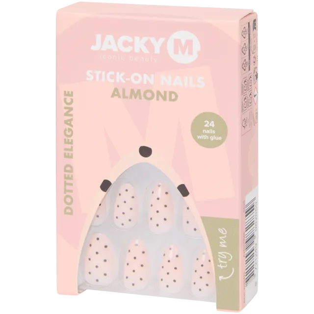 Faux ongles adhésifs Jacky-M Forme d’amande