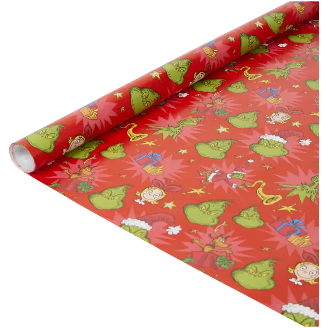 Papier cadeau Le Grinch
