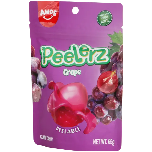 Bonbons pelables Amos Peelerz Raisin
