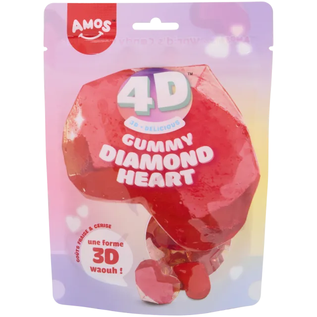 Bonbons en forme de cœurs Amos