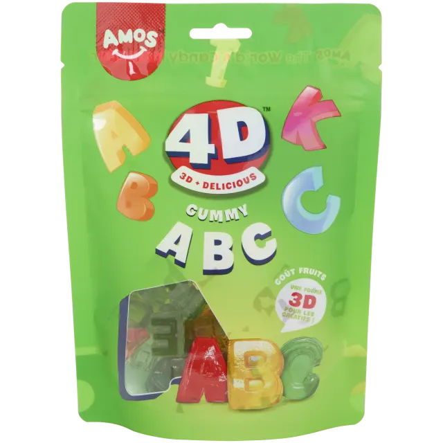 Bonbons en forme de lettres Amos