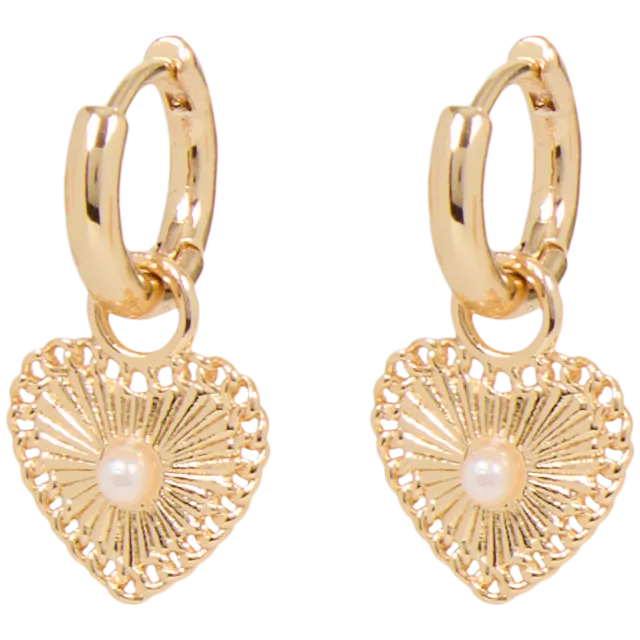 Boucles d’oreilles dorées
