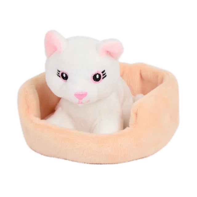 Peluche animal dans un panier