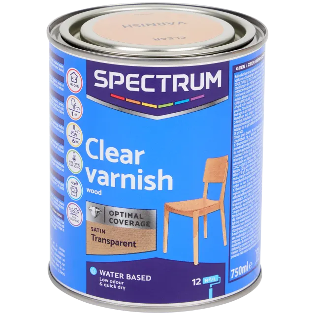 Vernis satiné multi-usage Spectrum Transparent