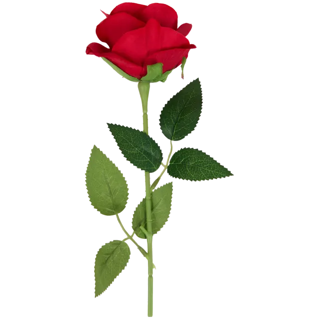 Rose artificielle sur tige