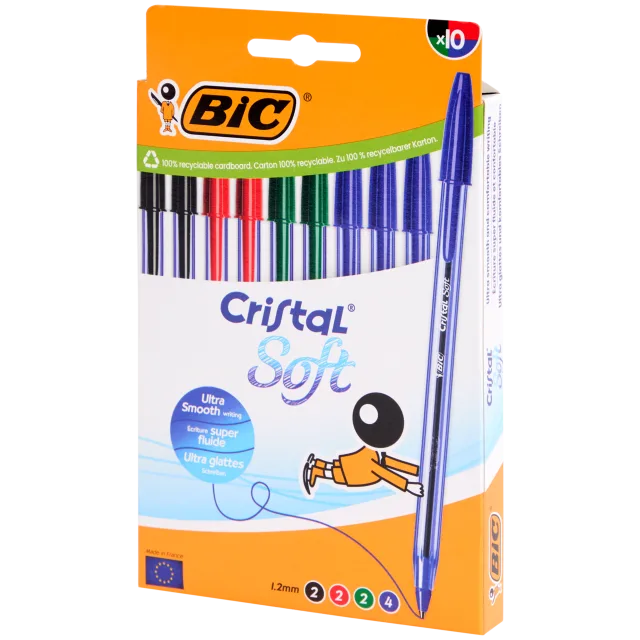 Stylos-bille BIC Cristal Soft