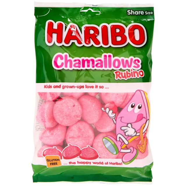 Chamallows Haribo Rubino