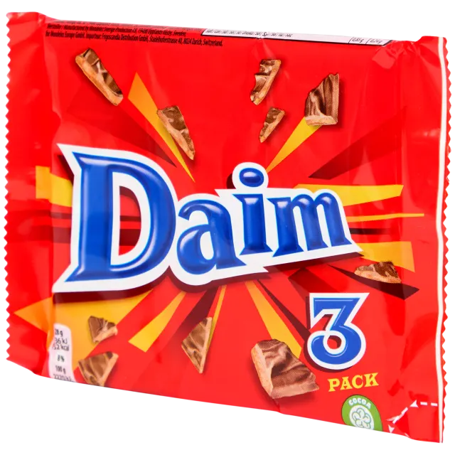 Tablettes de chocolat Daim