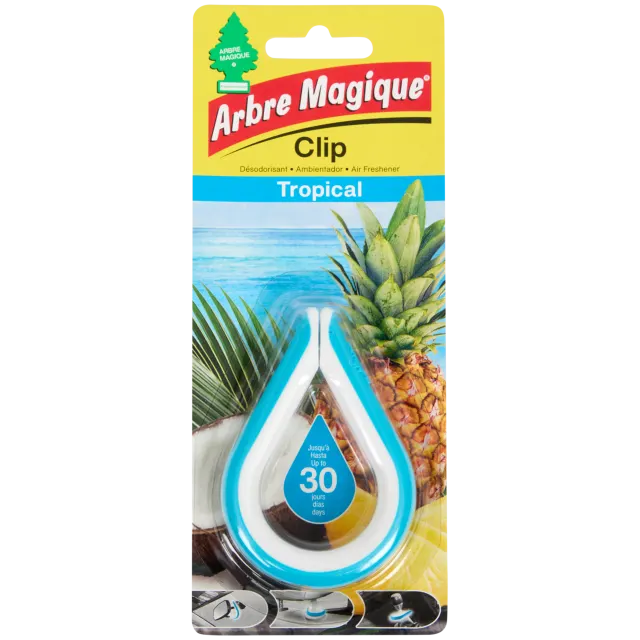 Désodorisant pour voiture clip Arbre Magique
