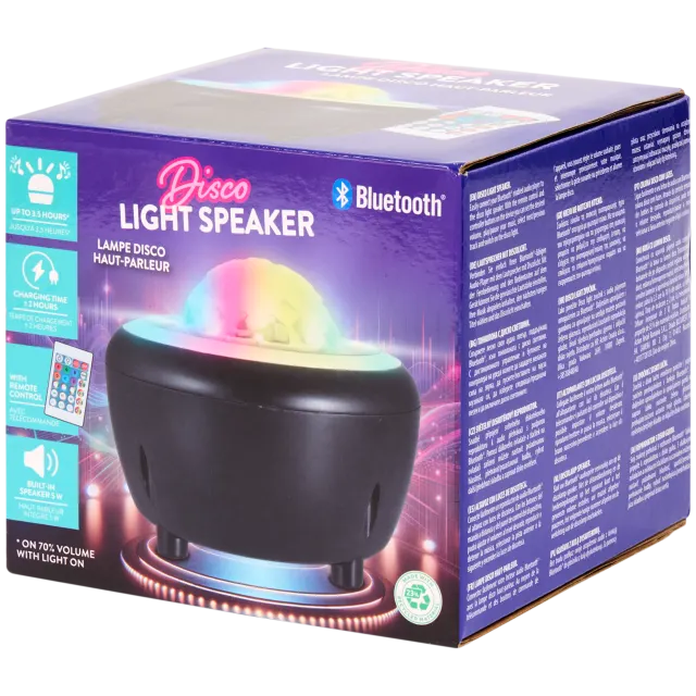 Lampe disco enceinte
