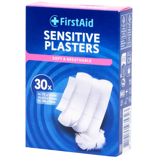 Pansements First Aid Sensitive