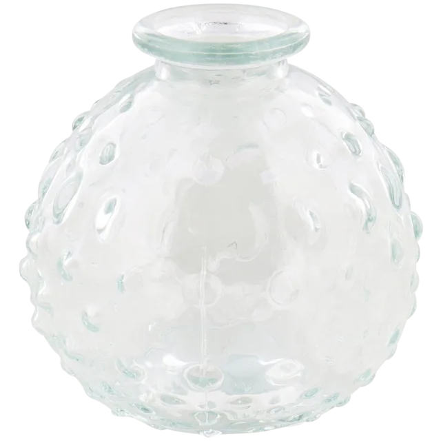 Vase boule à relief