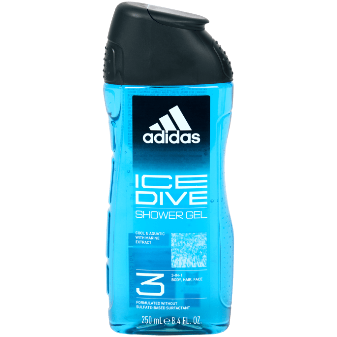 Sprchový gel 3v1 Adidas Ice Dive