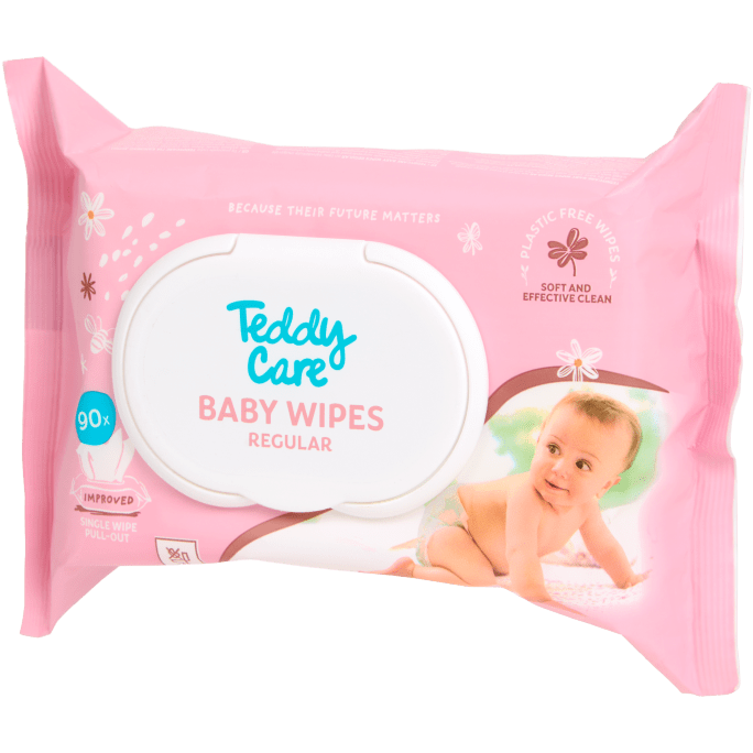 Lingettes pour bébé Teddy Care Regular