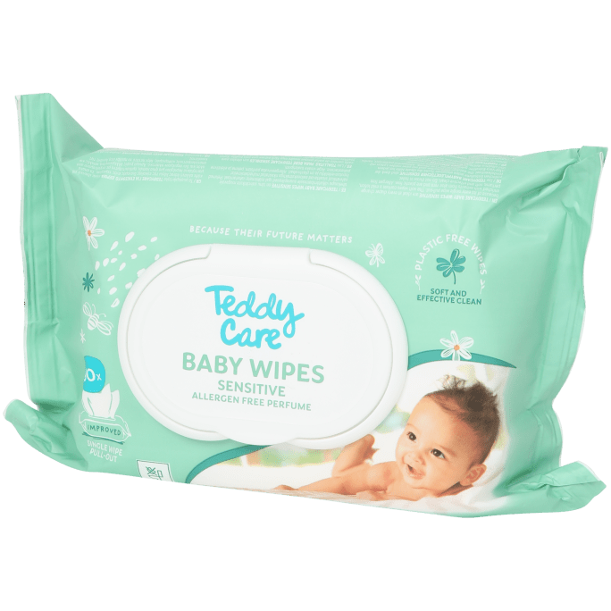 Dětské vlhčené ubrousky Teddy Care Sensitive