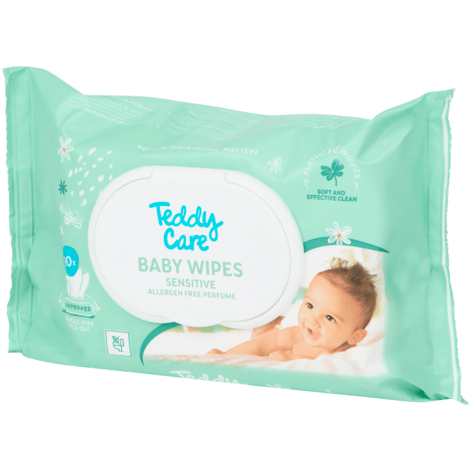 Dětské vlhčené ubrousky Teddy Care Sensitive