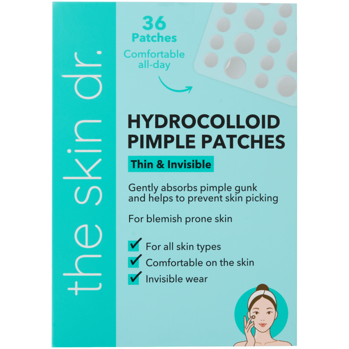 Hydrokoloidní náplasti na akné The Skin Dr.