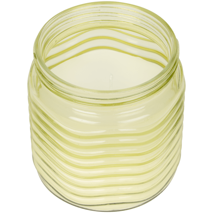 Citronelová svíčka ve skleněné nádobce
