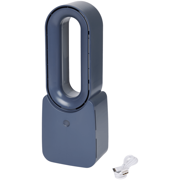 Bezlopatkový stolní ventilátor s LED osvětlením Nor-Tec