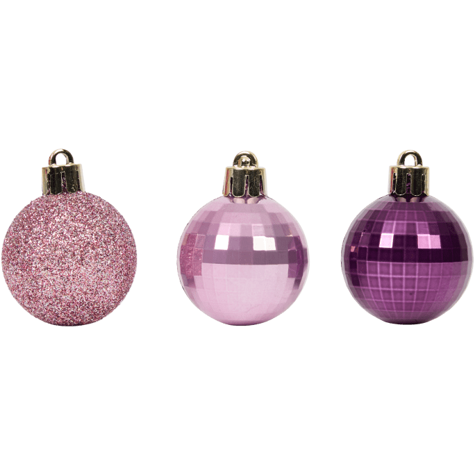 Boules de Noël en plastique