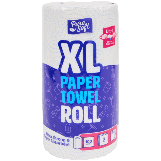 Kuchyňské utěrky XL Pure Soft Ultra Strong & Super Absorbent