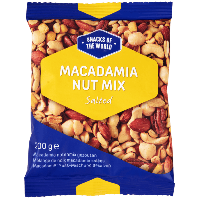 Směs makadamiových ořechů Snacks of the World