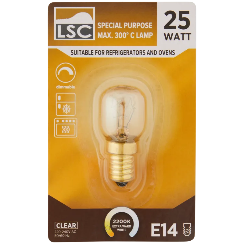 Ampoule four/réfrigérateur T25 LSC