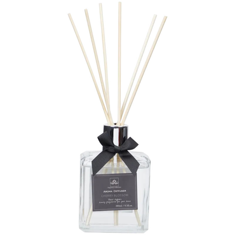 Diffuseur de parfum à bâtonnets avec nœud