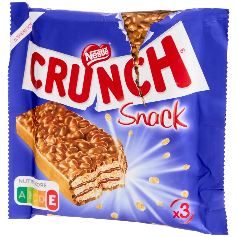 Gaufrettes au chocolat Nestlé Crunch Snack