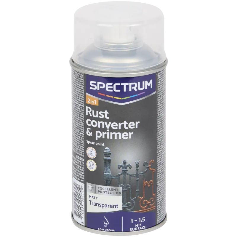 Antirouille et couche de fond mat Spectrum Transparent