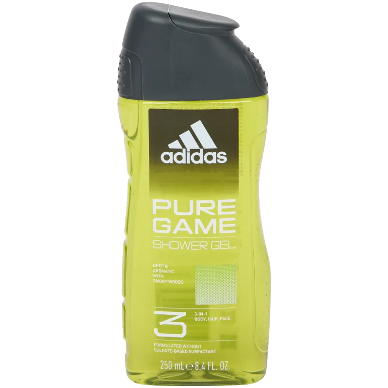 Gel douche 3-en-1 Adidas Pure Game
