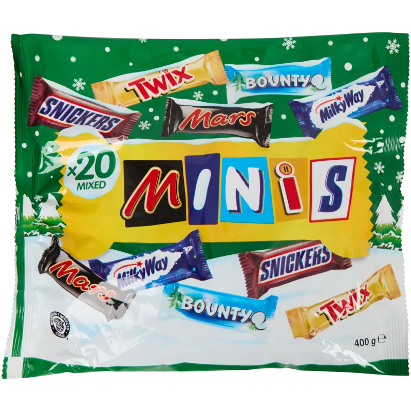 Mini barres chocolatées