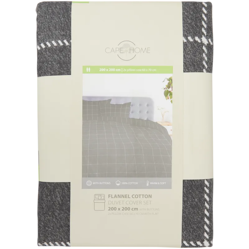 Parure de lit en flanelle