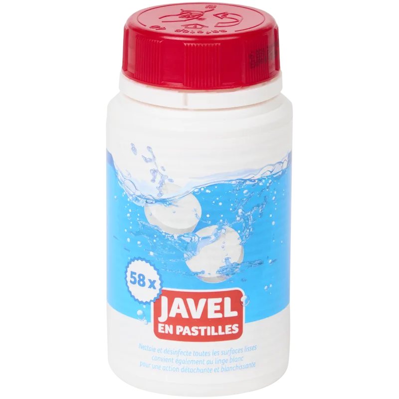 Tablettes d'eau de javel