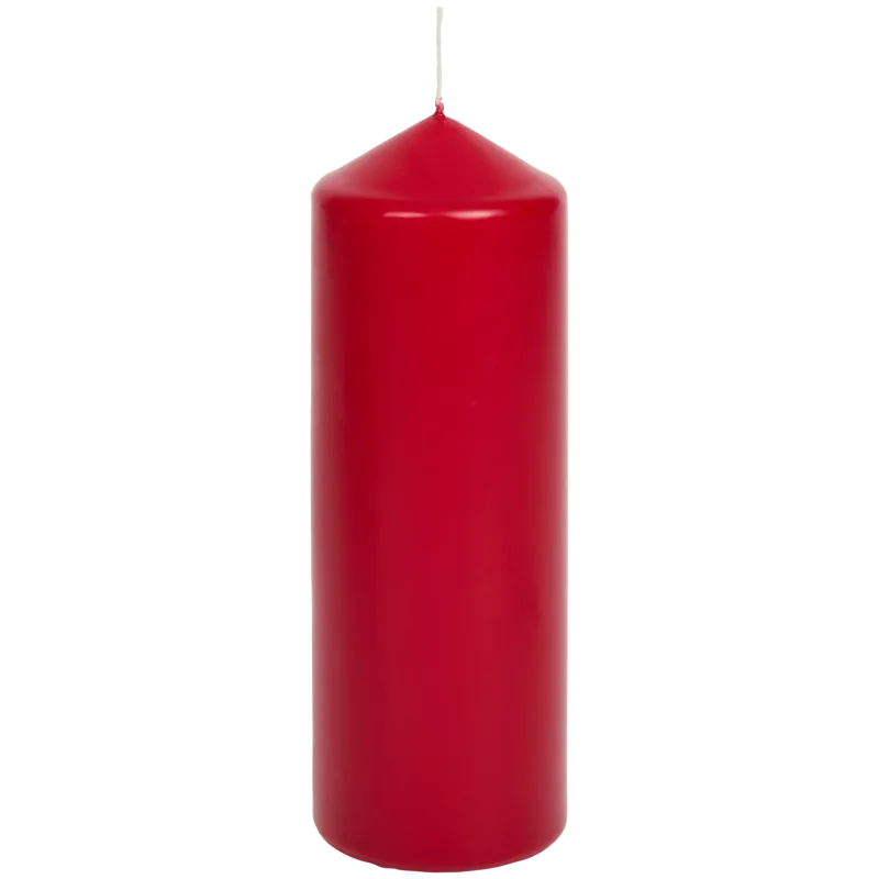 Bougie cylindrique Rouge