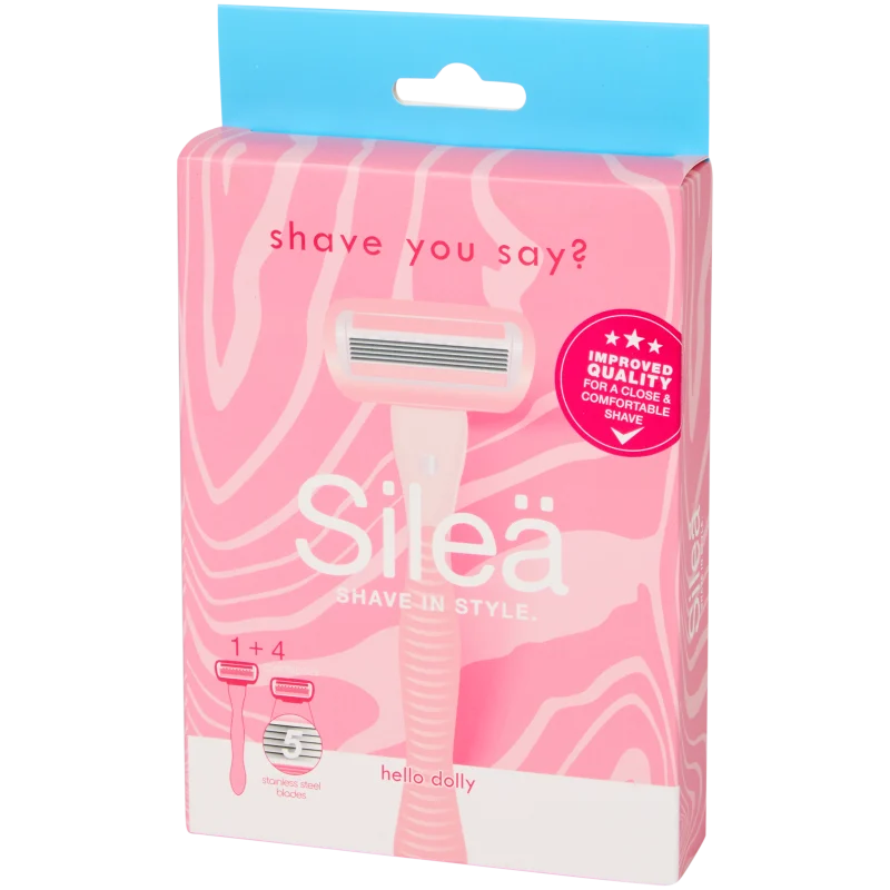 Rasoir avec têtes de rechange Silea