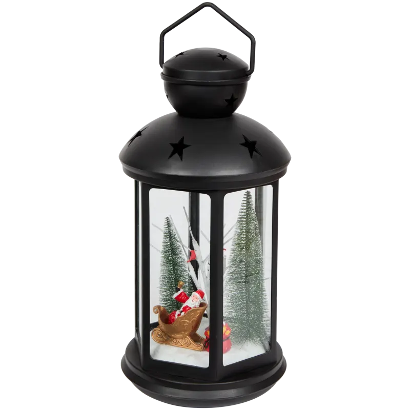 Lanterne de Noël avec éclairage
