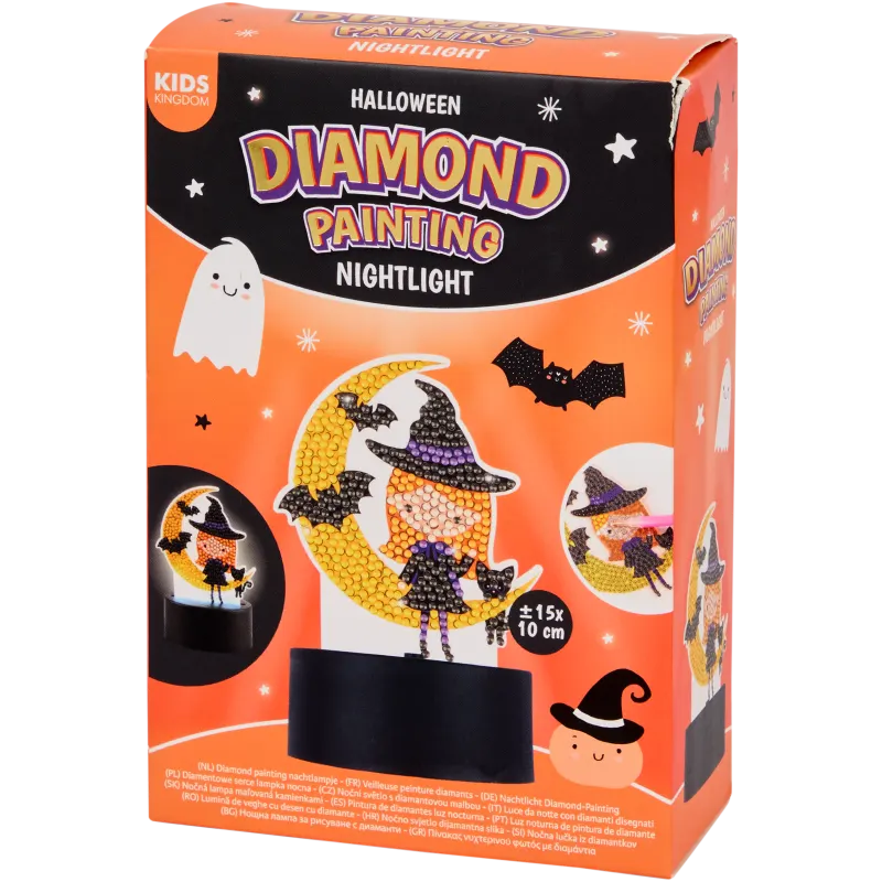 Peinture diamant veilleuse Kids Kingdom Halloween