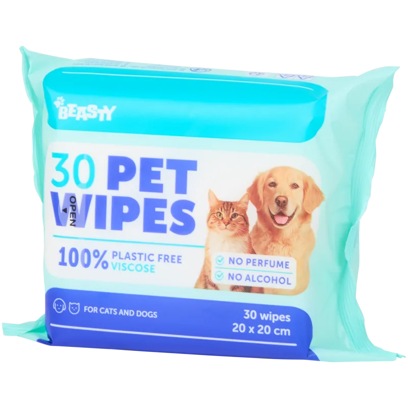 Lingettes nettoyantes pour animaux Beasty
